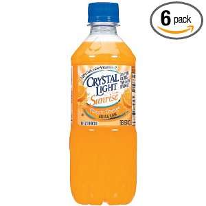 SunnyD Crystal Light Ready To Drink, Sunrise Orange, 16 Ounce Bottles 