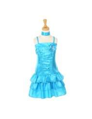 Cinderella Couture Aaliyah  124  taffeta 3 layered spaghetti dress 