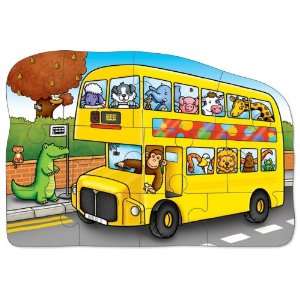  Little Bus Double Sided Floor Puzzle Toys & Games