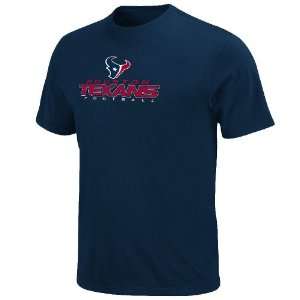   Houston Texans Blue Moisture Wicking Training Shirt