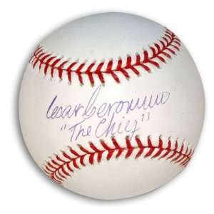  Cesar Geronimo Cincinnati Reds Autographed Baseball with 