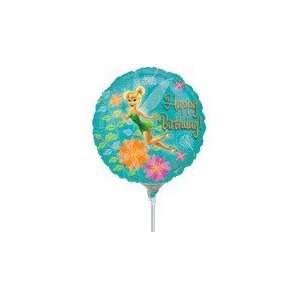  9 Mini Balloon (Airfill Only) Tinkerbell Birthday   Mylar 
