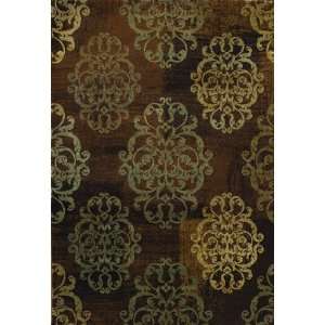 NEW LARGE Area Rugs Modern Transitional Damask DURABLE Carpet Earth 