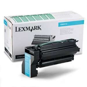  Toner Cartridge for Lexmark C750   6000 Page Yield, Cyan 