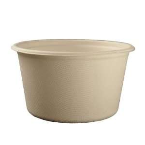  World Centric Wood Pulp and Corn 12 Ounce Barrel Bowl, 500 