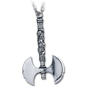  Double Bladed Axe Gothic Pendant Toys & Games