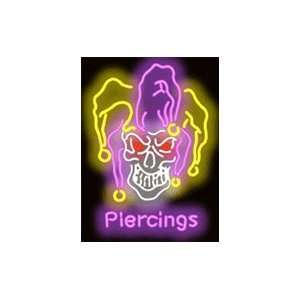  Jeaster Skull Piercing Neon Sign 