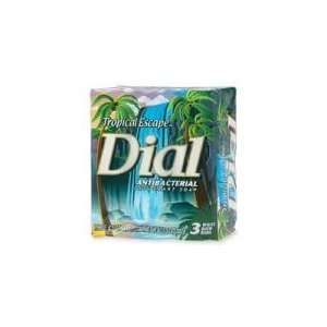 Dial Antibacterial Deodorant Soap 4.5 oz Bars, Tropical Escape   3 ea 