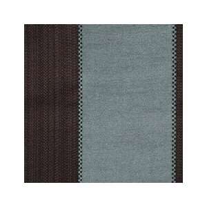  Stripe * Do Not Use For Drapery * Aqua/cocoa by Duralee 