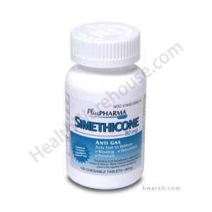  Simethicone Anti Gas (80mg)   100 Chewable Tablets Health 