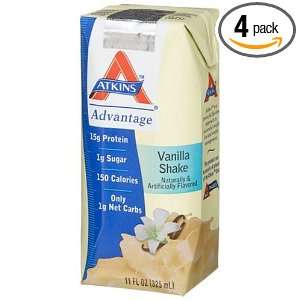  Atkins Ready To Drink Shake, Vanilla, 11 Ounce Aseptic 