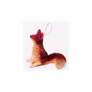    Brushkins by Natures Accents Fox Sitting Ornament