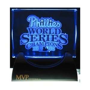  MVP Crystals Philadelphia Phillies 2008 World Series 