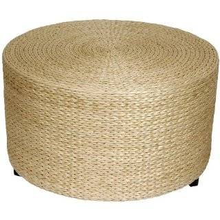 Rush Grass Coffee Table / Ottoman in Natural