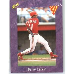  Game (Purple) #142 Barry Larkin   Cincinnati Reds (MLB Trivia Game 