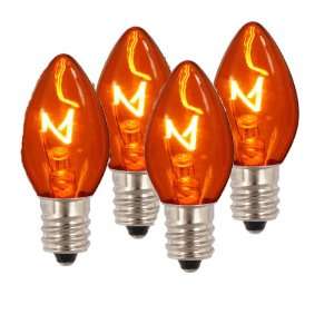   of 96 Transparent Amber Energy Saving Replacement 2.5W Light Bulbs
