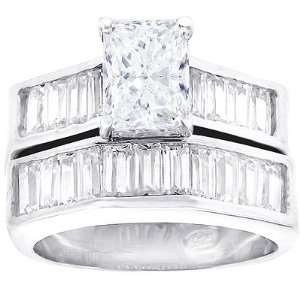   Diamond Bridal Set in 18k Gold 1.00 Carat GIA Certified Center Diamond