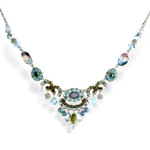 Ayala Bar Necklace   The Classic Collection   in Icy Blue, Olive, and 