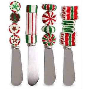 Boston Warehouse Holiday Candy Spreader, Set of 4  Kitchen 