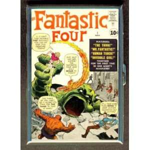  Fantastic Four Superhero Comic ID Holder, Cigarette Case 