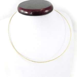  Necklace Cable gold plated 1 mm (0. 04). Jewelry