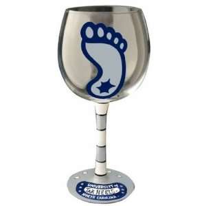    University of North Carolina (NFC) Wine Glass