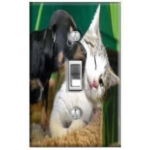  Cat and Dog Themed Light Switch Cover 
