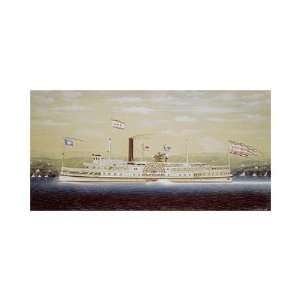  James Bard   Paddle Steamboat Giclee