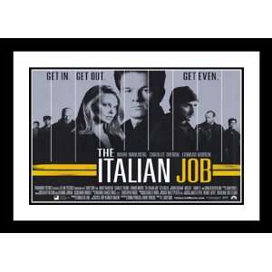 The Italian Job 20x26 Framed and Double Matted Movie Poster   Style B