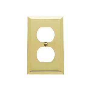   Hardware Receptacle Plates Solid Brass Outlet Cover