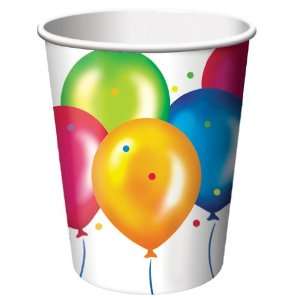  Party Balloons Paper Beverage Cups   Bulk Toys & Games