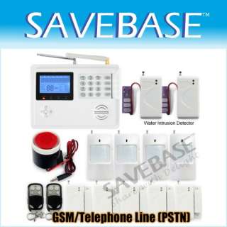 103 Wireless/Wired Zones Burglar Alarm System GSM/PSTN Triple Bands 