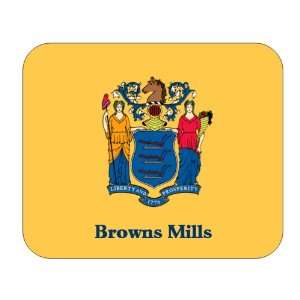  US State Flag   Browns Mills, New Jersey (NJ) Mouse Pad 