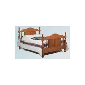  Amish Raised Panel Spindle Bed