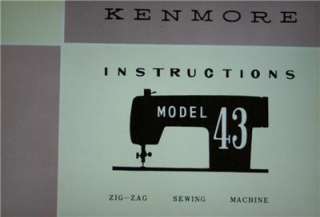 Kenmore 158.433 Sewing Machine Instruction Manual CD