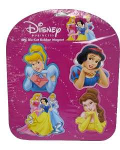 Disney Princess Princesses Diecut Fridge Magnets New  