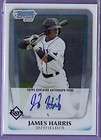 2011 BOWMAN STERLING JAMES HARRIS ROOKIE AUTO SP TAMPA RAYS  