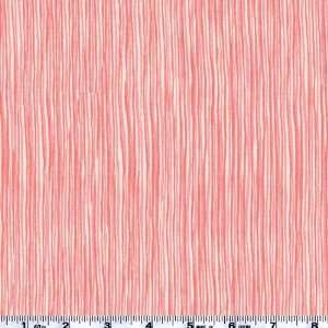  45 Wide Paper Dolls Combed Stripe Pink Fabric By The 