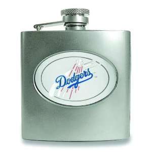  MLB Los Angeles Dodgers Stainless Steel Hip Flask 6oz 