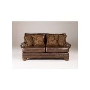  Traditional Antique DuraBlend Living Room Loveseat
