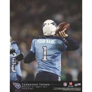  Personalized Tennessee Titans QB Hero Print Sports 