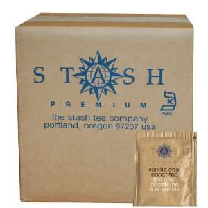 Stash Premium Decaf Vanilla Chai Black Tea, Tea Bags, 100 Count Box