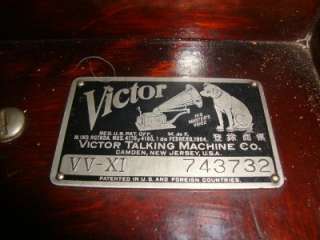   Victrola Talking Machine VV XI See Streaming Video Nice  