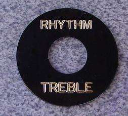 BLACK Rhythm/Treble Switch Ring for Les Paul Guitars P9  