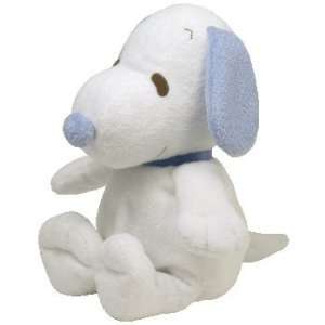  TY PEANUTS Musical Pluffies Snoopy Plush Blue Ears Toys 