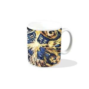  Doctor Who Van Gogh Exploding Tardis Ceramic Mug Kitchen 