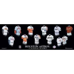  Houston Astros Evolution Plaque