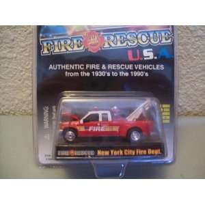 Racing Champions Fire & Rescue USA 1999 Ford F 350 New York City Fire 