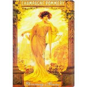 French Poster, Champagne Pommery AZV01030 canvas painting 