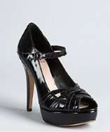 Vince Camuto black patent leather
